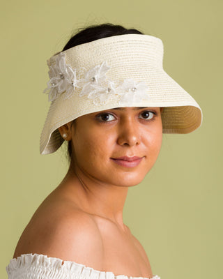Athleisure Sun Hat Visor For Women (Honeydrop)