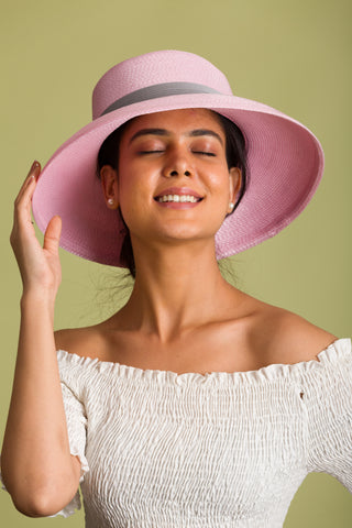 Sundress Pink Hat For Beach (Shell Shack)