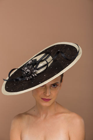 Boaters Hat Fascinator For Women (Eleanor)