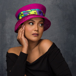 Top Hat For Women Modern Take (Pink Cassia)