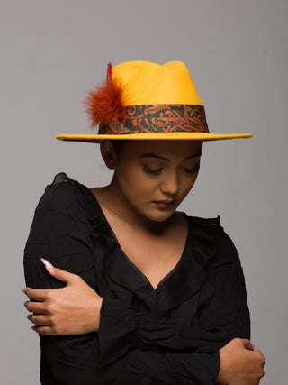 Hats for women range up dual tone Fedoras Felt Hat