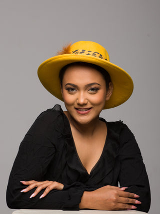 Felt Hat perfect as Fall Hat and mild Winter Hat