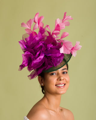 Pastel Pink Fascinator for derby