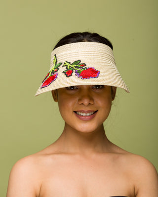 beige visor