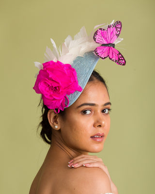 fascinator for derby hot pink dress