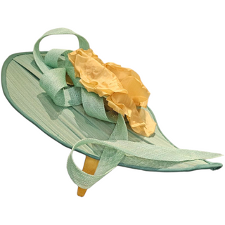 gold fascinator