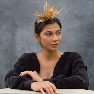 gold headband