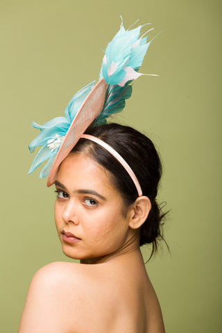 neutral color derby hat