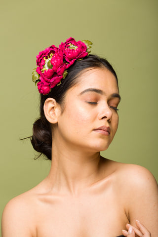 olive green headband