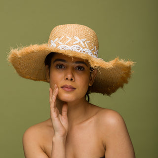 straw sun hat for women