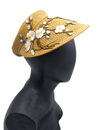 straw visor green