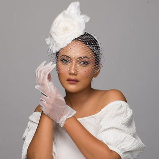 veil in wedding headband