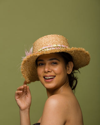 wedding beach hat